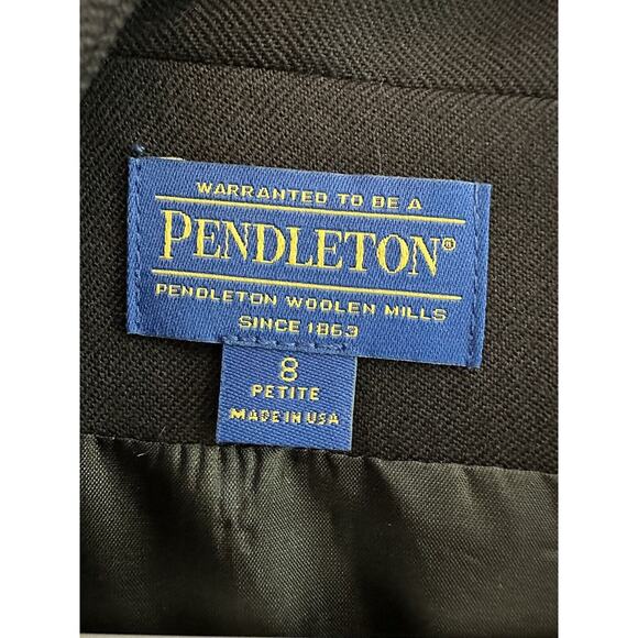 Pendleton Wool Black Sheath Dress Women’s 8 Petite NWT pockets - Picture 3 of 5